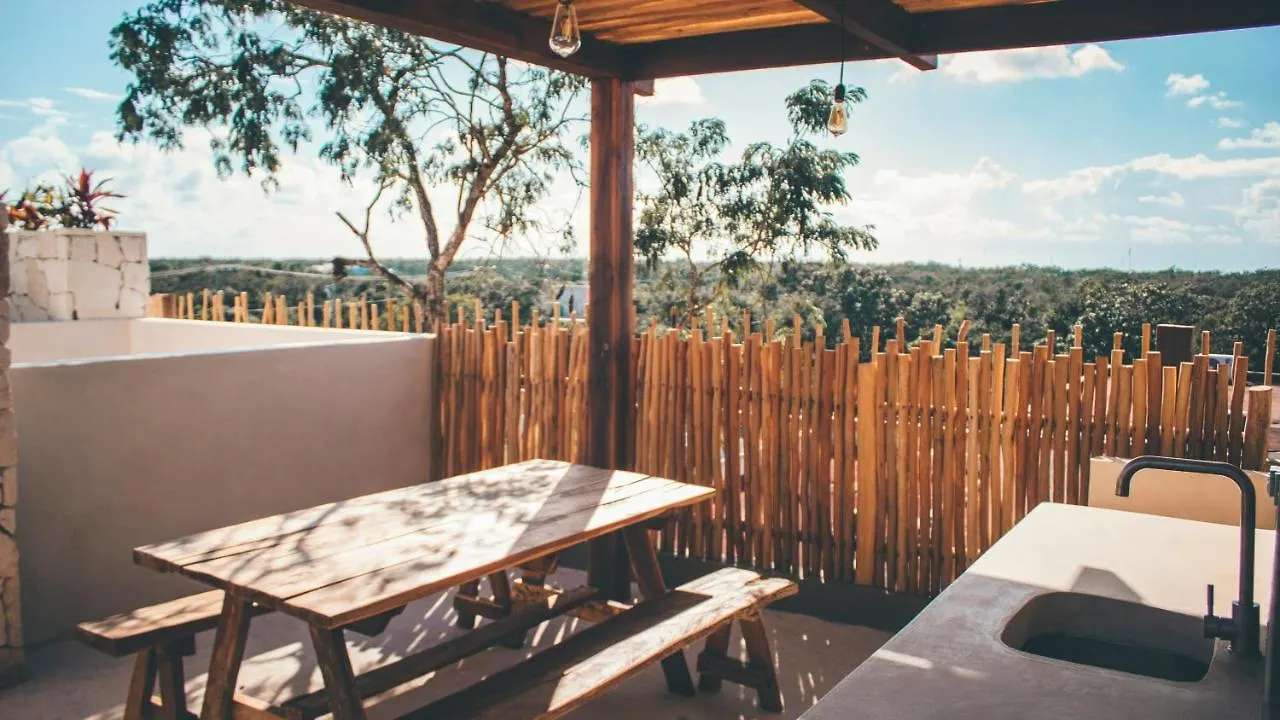 아파트 Vida Boho Apart 16 With Special Fee To Access Hotel Bardo 툴룸 멕시코